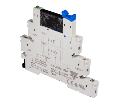 1-pole, Slim Plug-in/PCB mount solid state relays